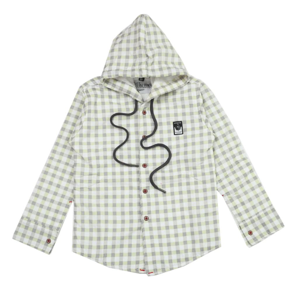 Boys Full Sleeves Shirt - Light Green, Boys Shirts, Chase Value, Chase Value