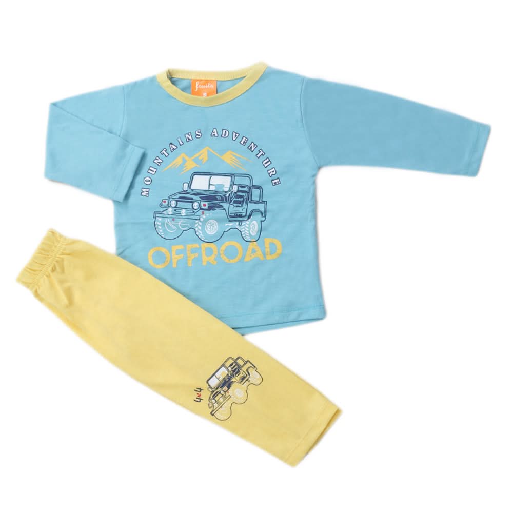 Boys Full Sleeves Suit - Blue, Kids, Boys Sets And Suits, Chase Value, Chase Value