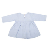 Newborn Girls Frock A.L 5504-A - Blue, Kids, NB Girls Frocks, Chase Value, Chase Value