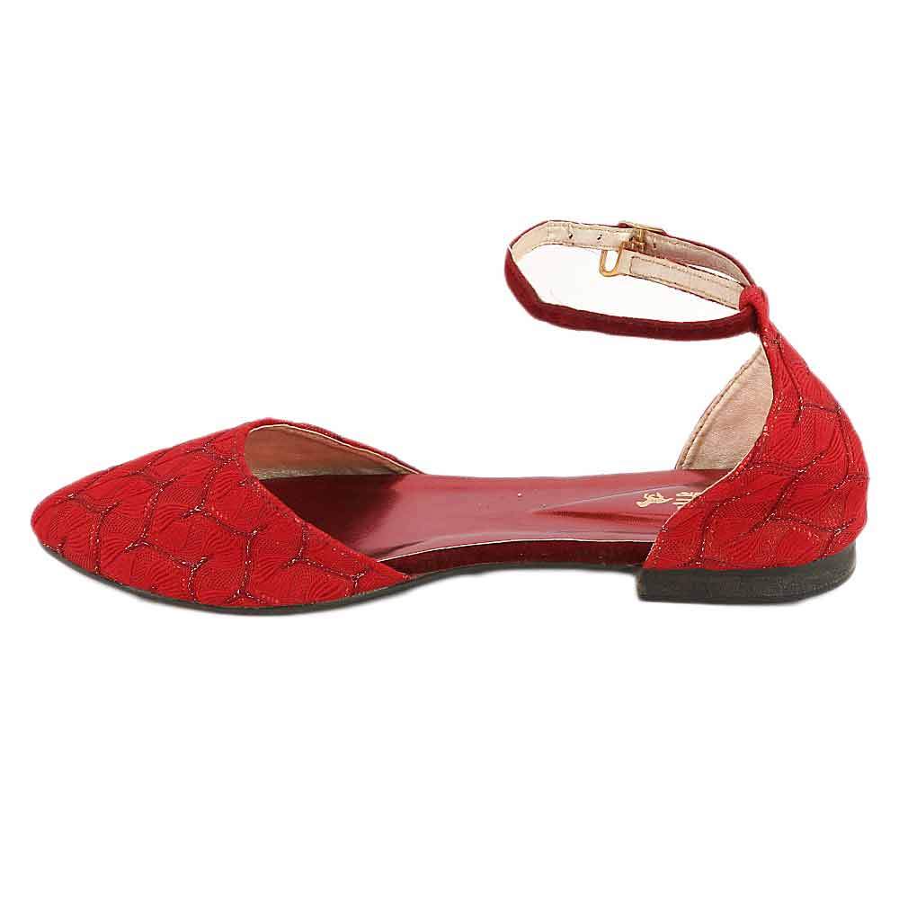 Women's Sandal (E1027) - Maroon, Women, Sandals, Chase Value, Chase Value