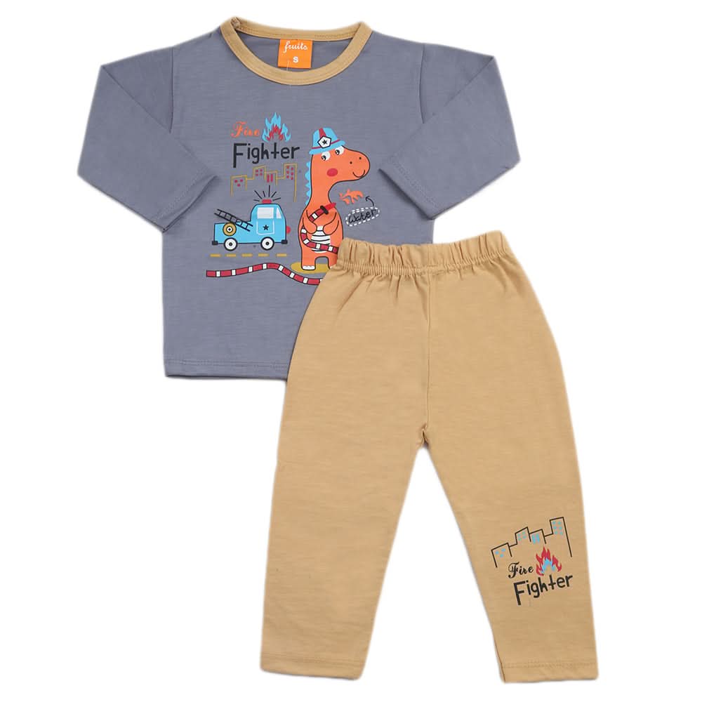 Boys Full Sleeves Suit - Grey, Kids, Boys Sets And Suits, Chase Value, Chase Value
