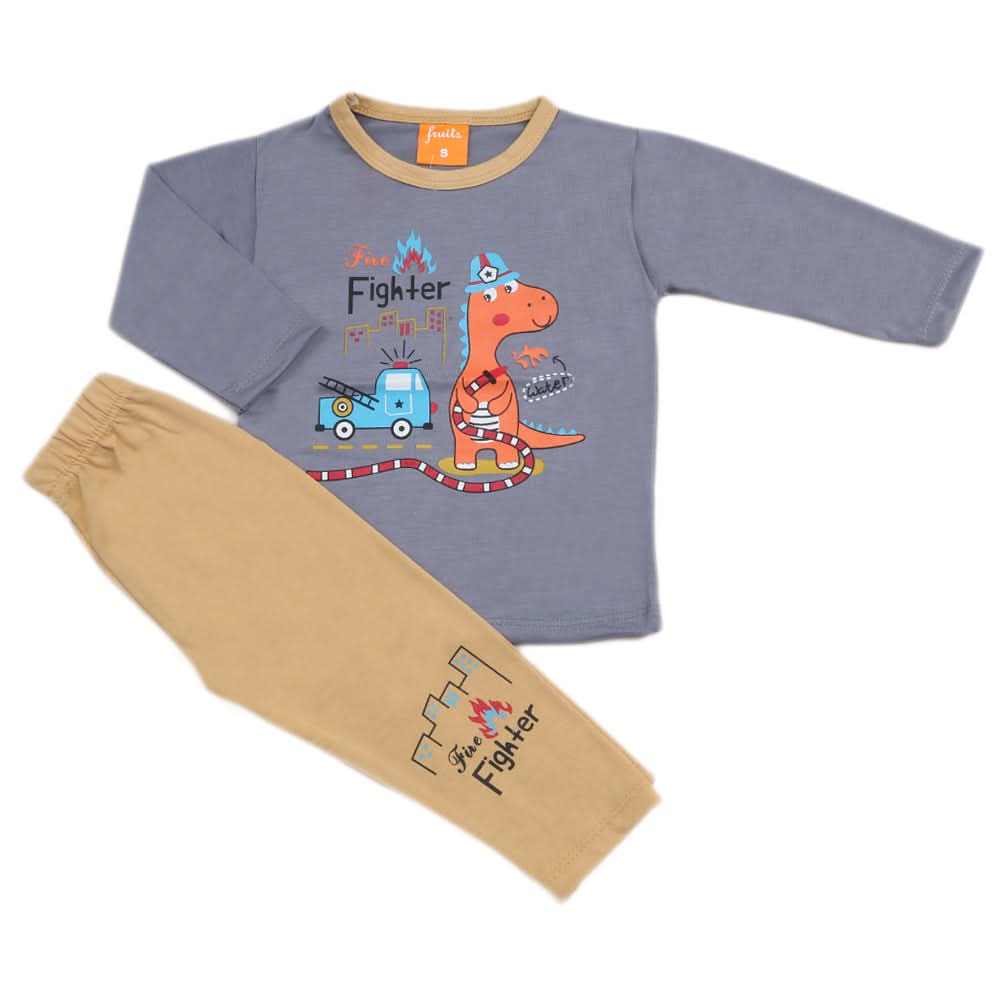 Boys Full Sleeves Suit - Grey, Kids, Boys Sets And Suits, Chase Value, Chase Value