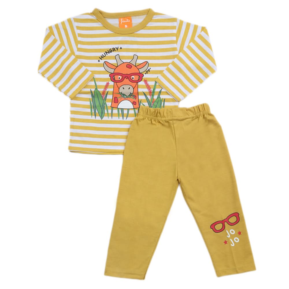 Boys Full Sleeves Suit - Mustard, Kids, Boys Sets And Suits, Chase Value, Chase Value