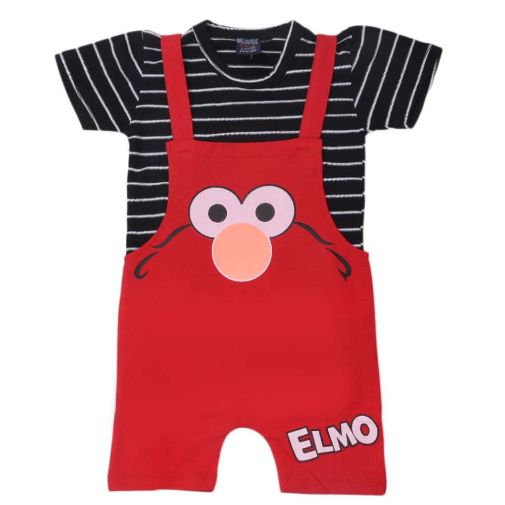 Boys Half Sleeves Romper - Black, Kids, Newborn Boys Rompers, Chase Value, Chase Value