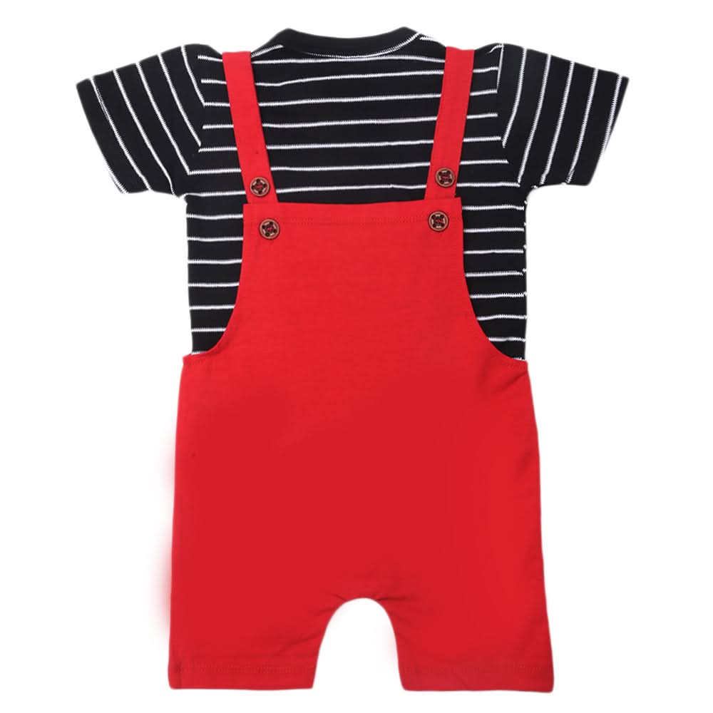Boys Half Sleeves Romper - Black, Kids, Newborn Boys Rompers, Chase Value, Chase Value