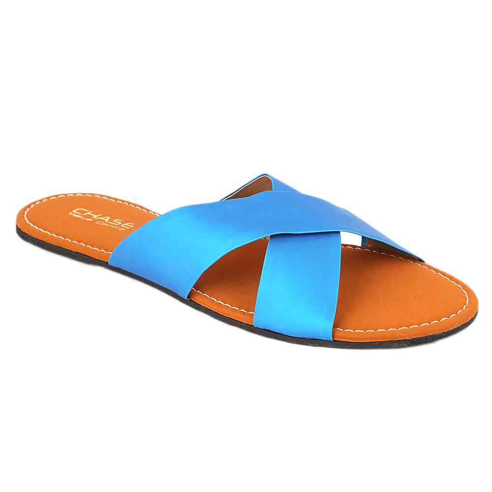 Women's Slipper (710) - Blue, Women, Slippers, Chase Value, Chase Value