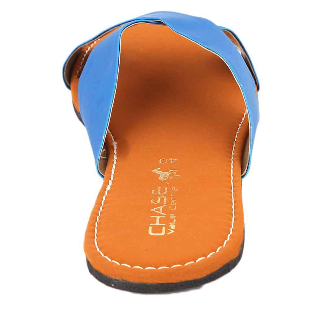 Women's Slipper (710) - Blue, Women, Slippers, Chase Value, Chase Value