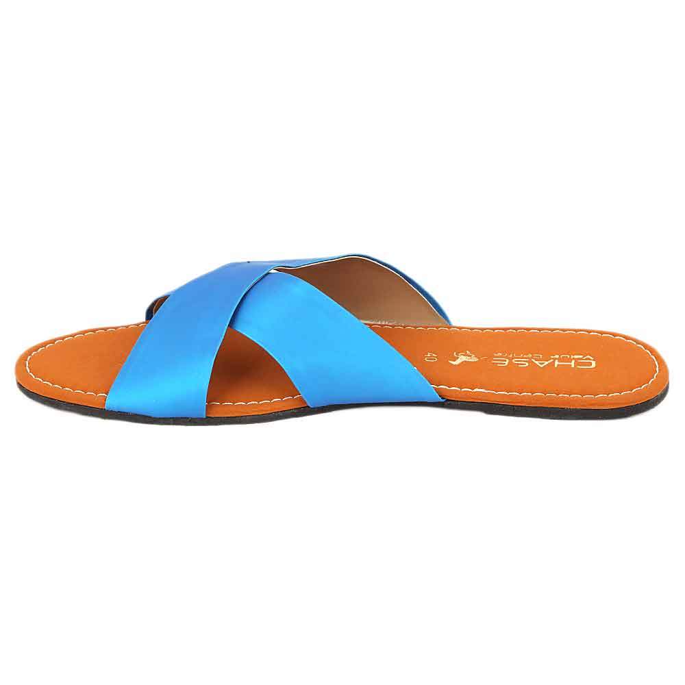 Women's Slipper (710) - Blue, Women, Slippers, Chase Value, Chase Value