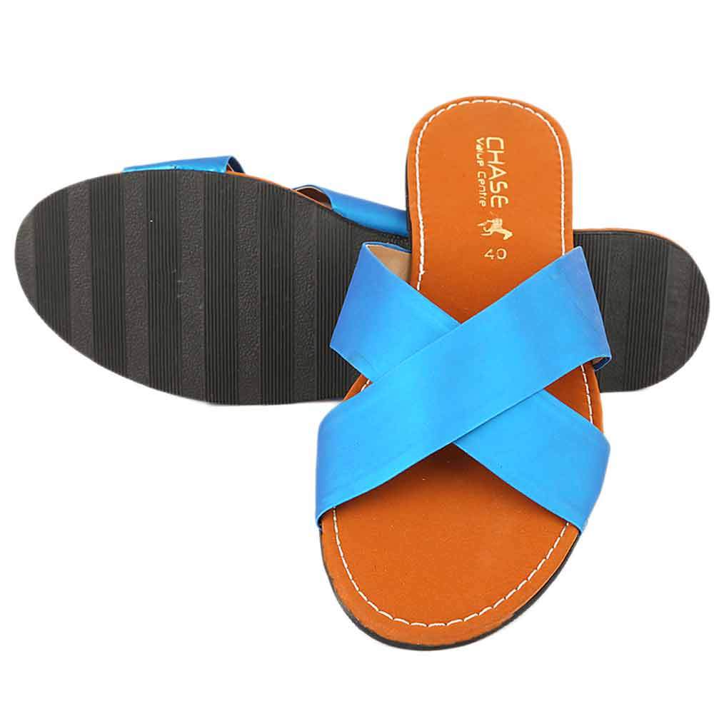 Women's Slipper (710) - Blue, Women, Slippers, Chase Value, Chase Value