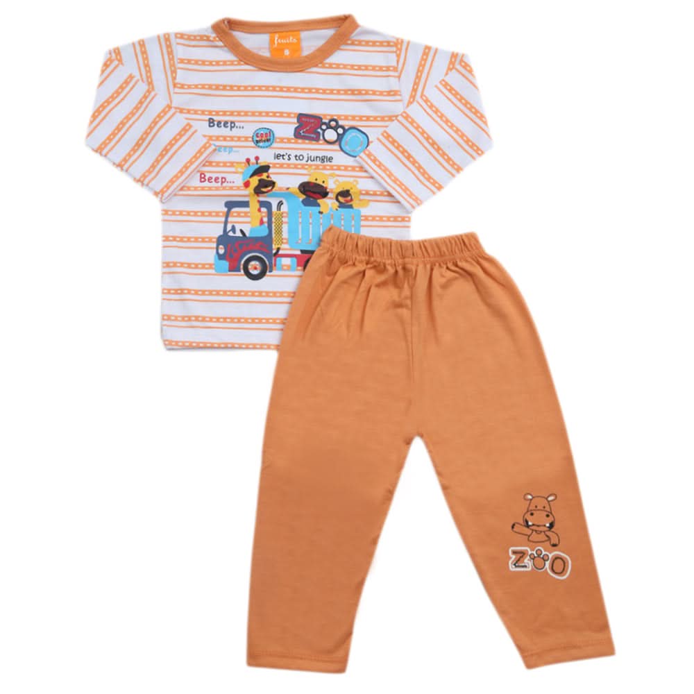 Boys Full Sleeves Suit - Peach, Kids, Boys Sets And Suits, Chase Value, Chase Value