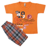 Boys Half Sleeves Suit - Orange, Kids, Boys Sets And Suits, Chase Value, Chase Value