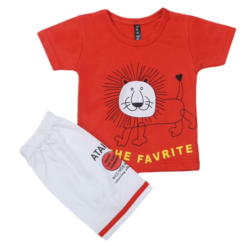 Boys Half Sleeves Suit - Rose, Kids, Boys Sets And Suits, Chase Value, Chase Value