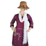 14th August Crinkle Dupatta For Women's - White - test-store-for-chase-value