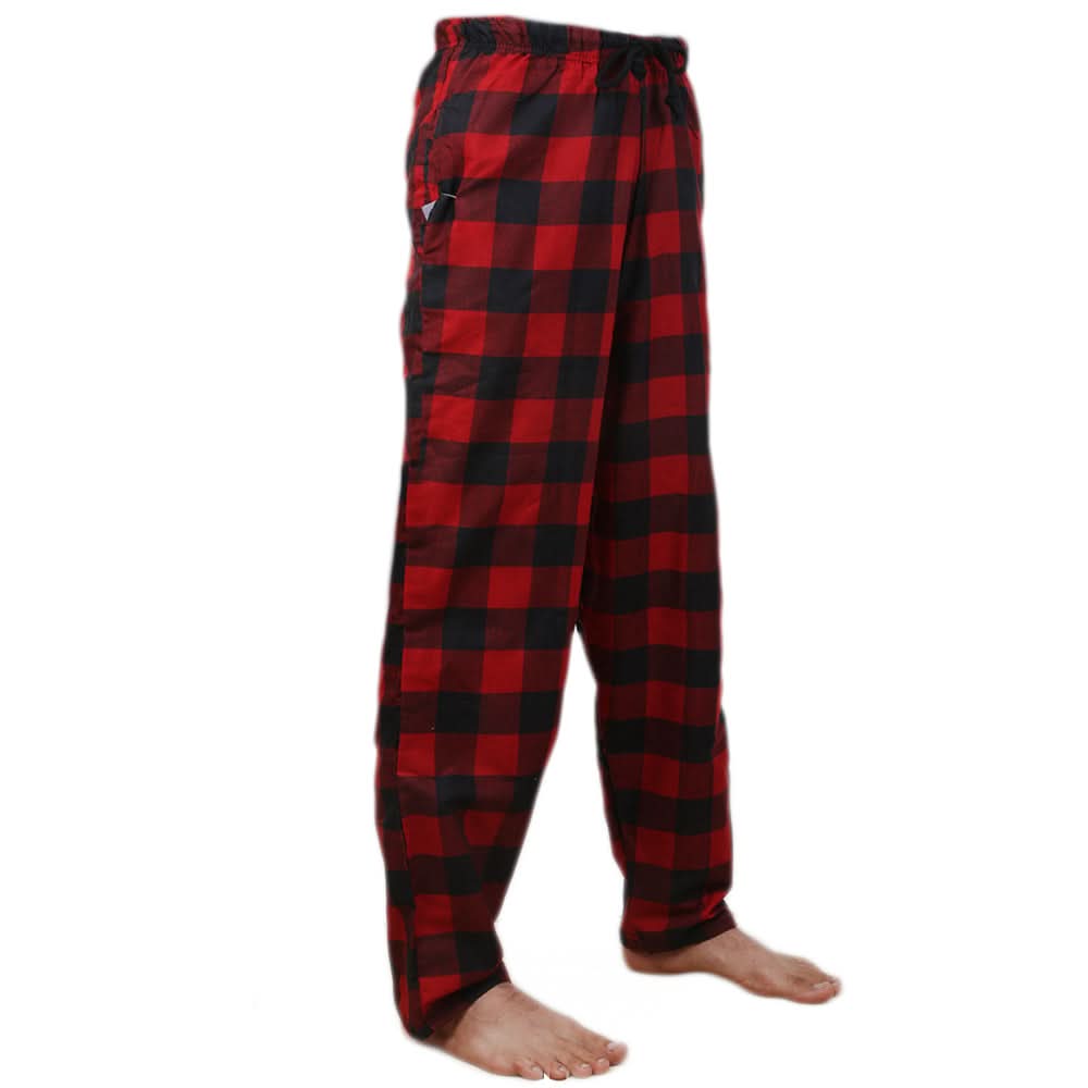 Men's Yarn Dyed Woven Pyjama - Red, Men, Lowers And Sweatpants, Chase Value, Chase Value