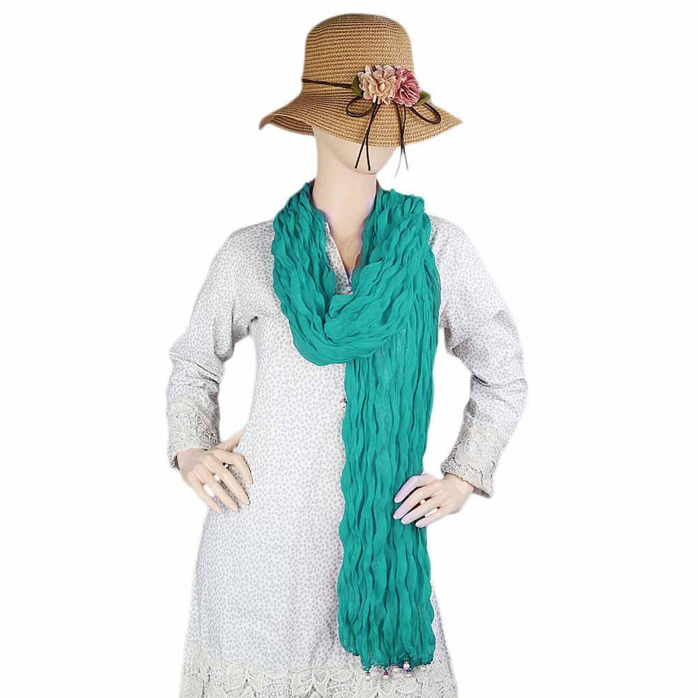 Women's Chiffon Dupatta - Green, Women, Dupatta, Chase Value, Chase Value