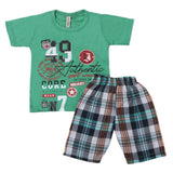 Boys Half Sleeves Suit - Green, Kids, Boys Sets And Suits, Chase Value, Chase Value