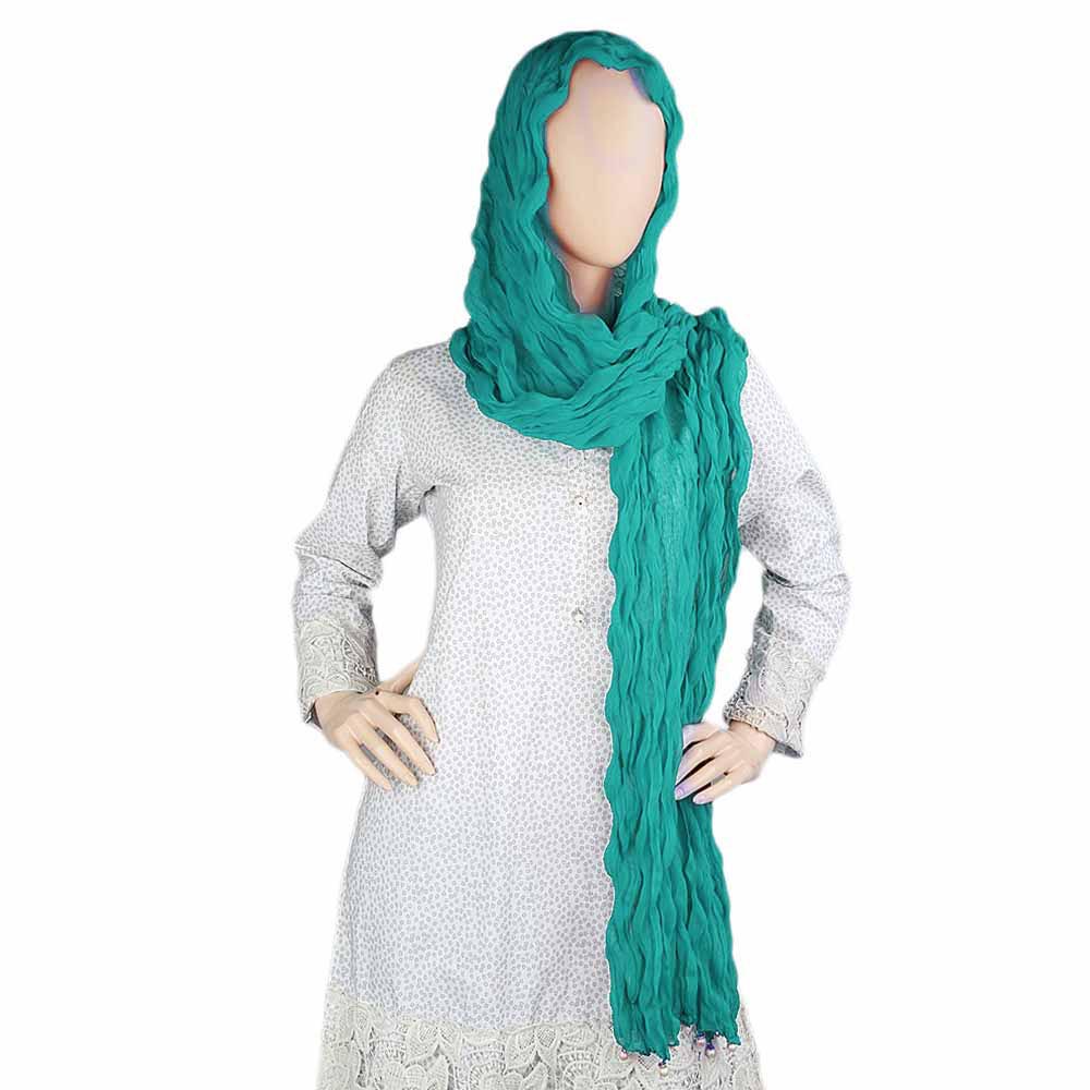 Women's Chiffon Dupatta - Green, Women, Dupatta, Chase Value, Chase Value
