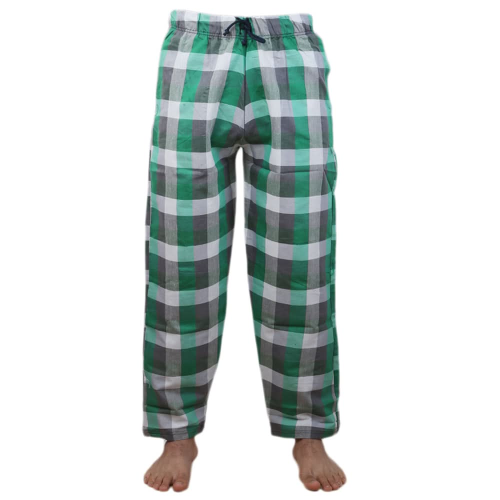 Men's Yarn Dyed Woven Pyjama - Green, Men, Lowers And Sweatpants, Chase Value, Chase Value
