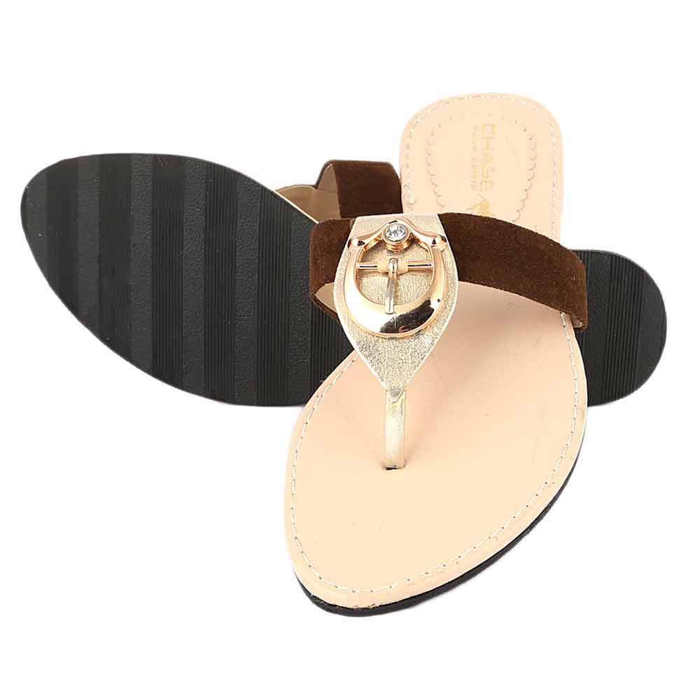 Women's Slipper (601) - Brown, Women, Slippers, Chase Value, Chase Value
