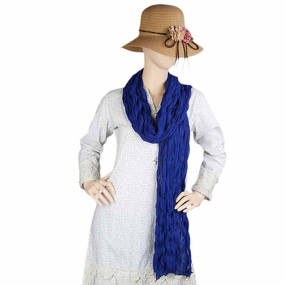 Women's Chiffon Dupatta - Royal Blue, Women, Dupatta, Chase Value, Chase Value