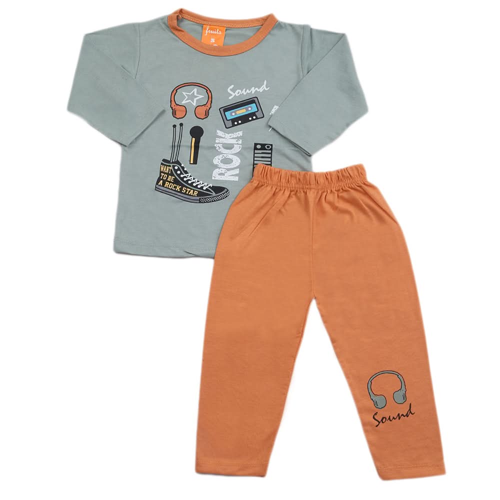 Boys Full Sleeves Suit - Green, Kids, Boys Sets And Suits, Chase Value, Chase Value