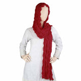 Women's Chiffon Dupatta - Maroon, Women, Dupatta, Chase Value, Chase Value