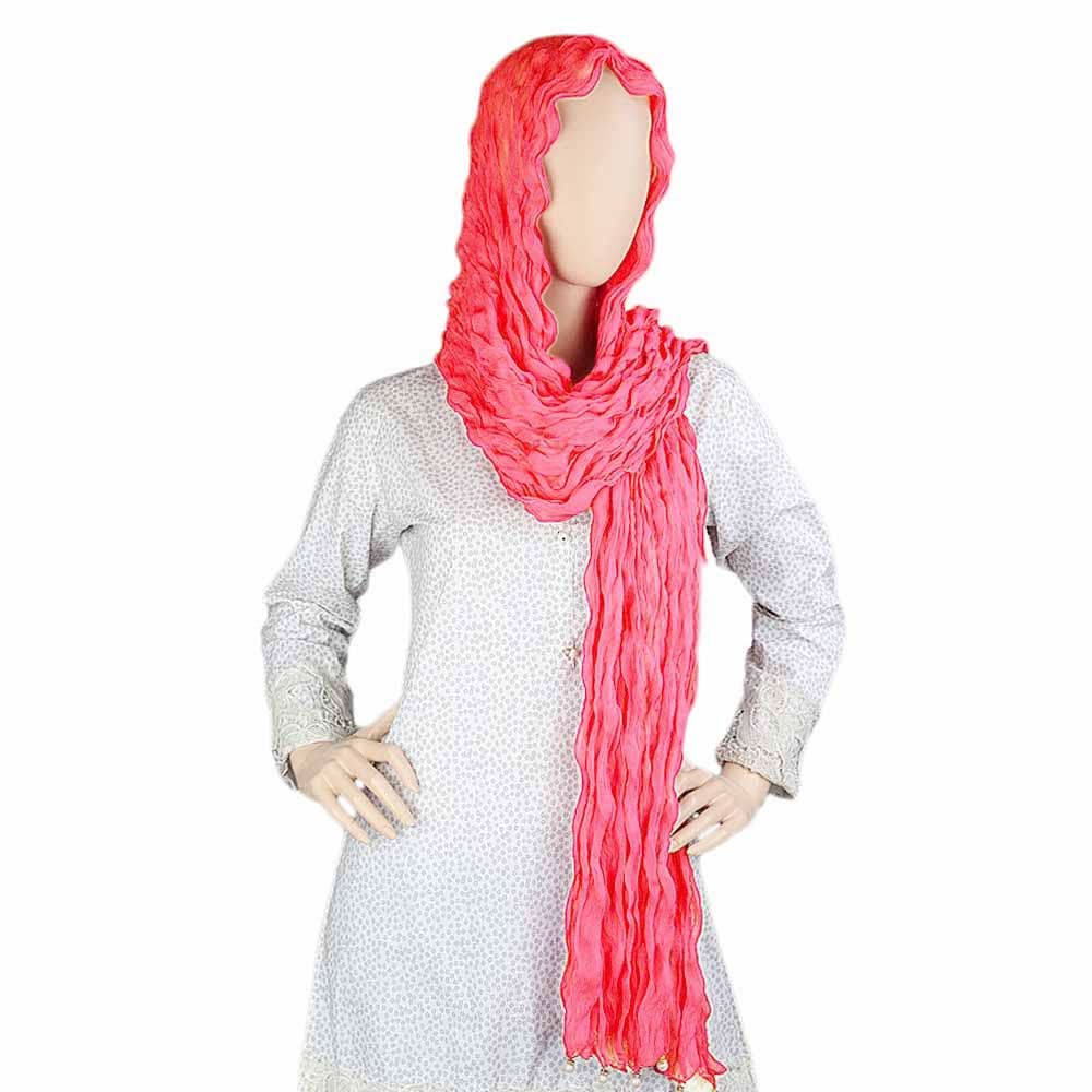 Women's Chiffon Dupatta - Peach, Women, Dupatta, Chase Value, Chase Value