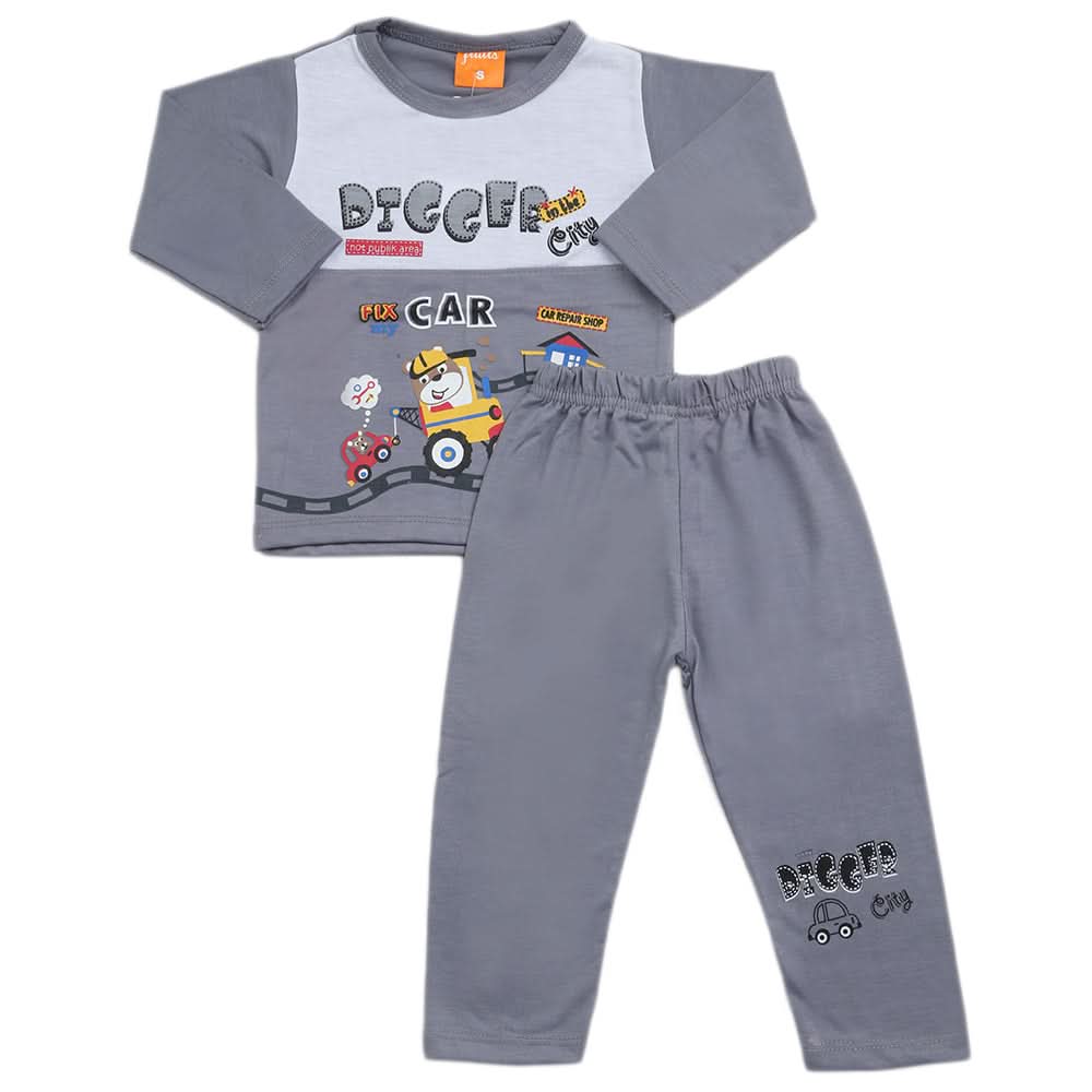 Boys Full Sleeves Suit - Grey, Kids, Boys Sets And Suits, Chase Value, Chase Value