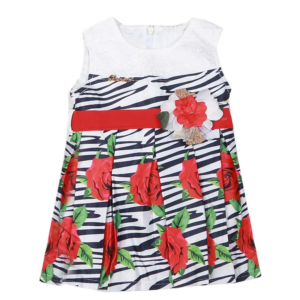 Newborn Girls Frock - Navy Blue, Kids, NB Girls Frocks, Chase Value, Chase Value
