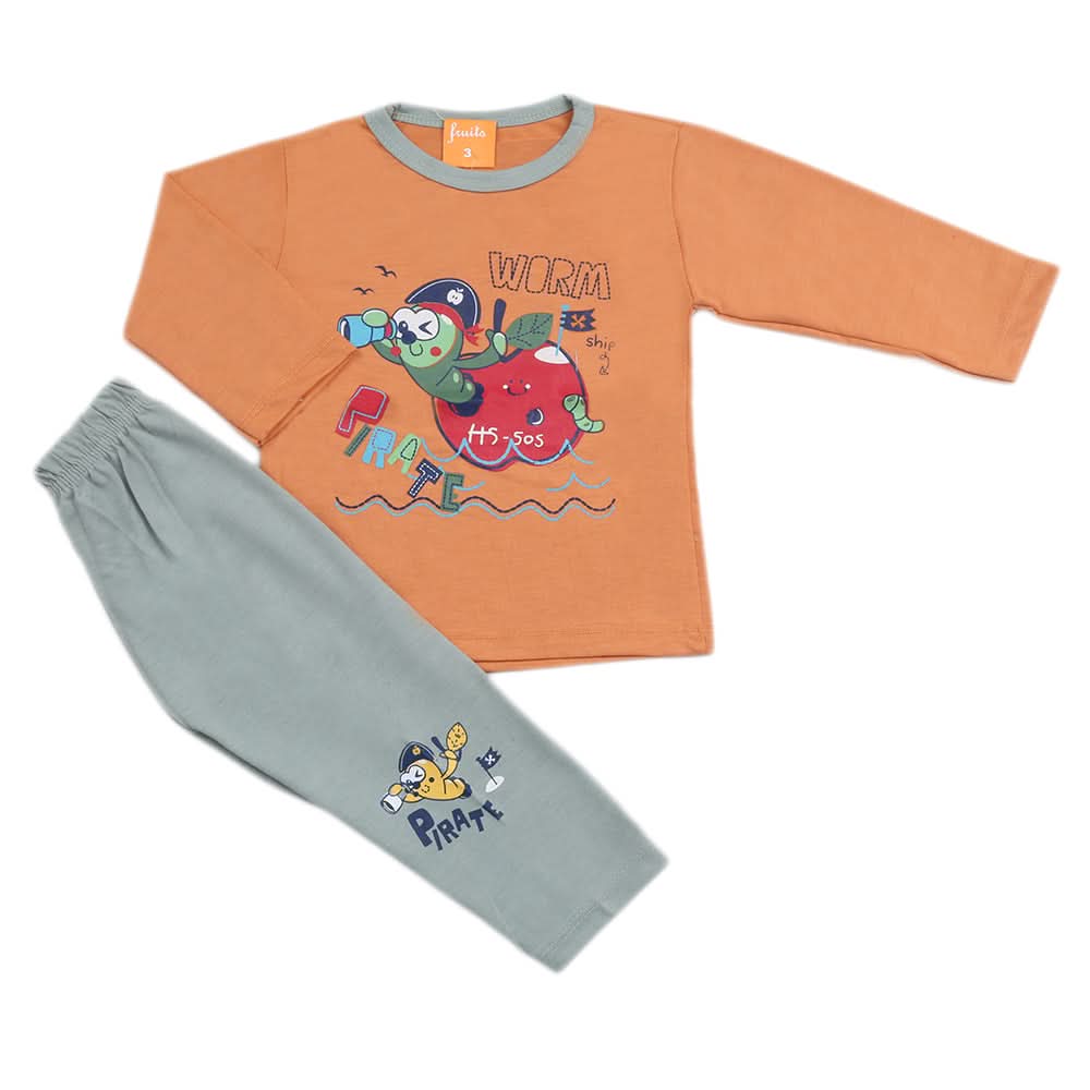 Boys Full Sleeves Suit - Peach, Kids, Boys Sets And Suits, Chase Value, Chase Value