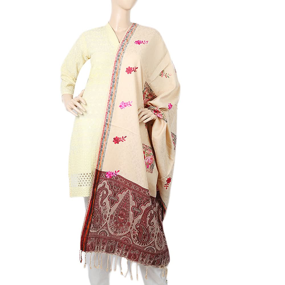 Women's Bata Embroidered Shawl - E, Women, Shawls And Scarves, Chase Value, Chase Value
