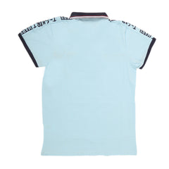 Boys Half Sleeves Round Neck T-Shirt - Blue, Kids, Boys T-Shirts, Chase Value, Chase Value