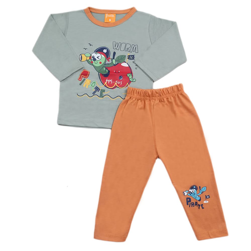 Boys Full Sleeves Suit - Green, Kids, Boys Sets And Suits, Chase Value, Chase Value