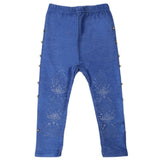 Girls Stone Denim Tights - Blue, Kids, Tights Leggings And Pajama, Chase Value, Chase Value