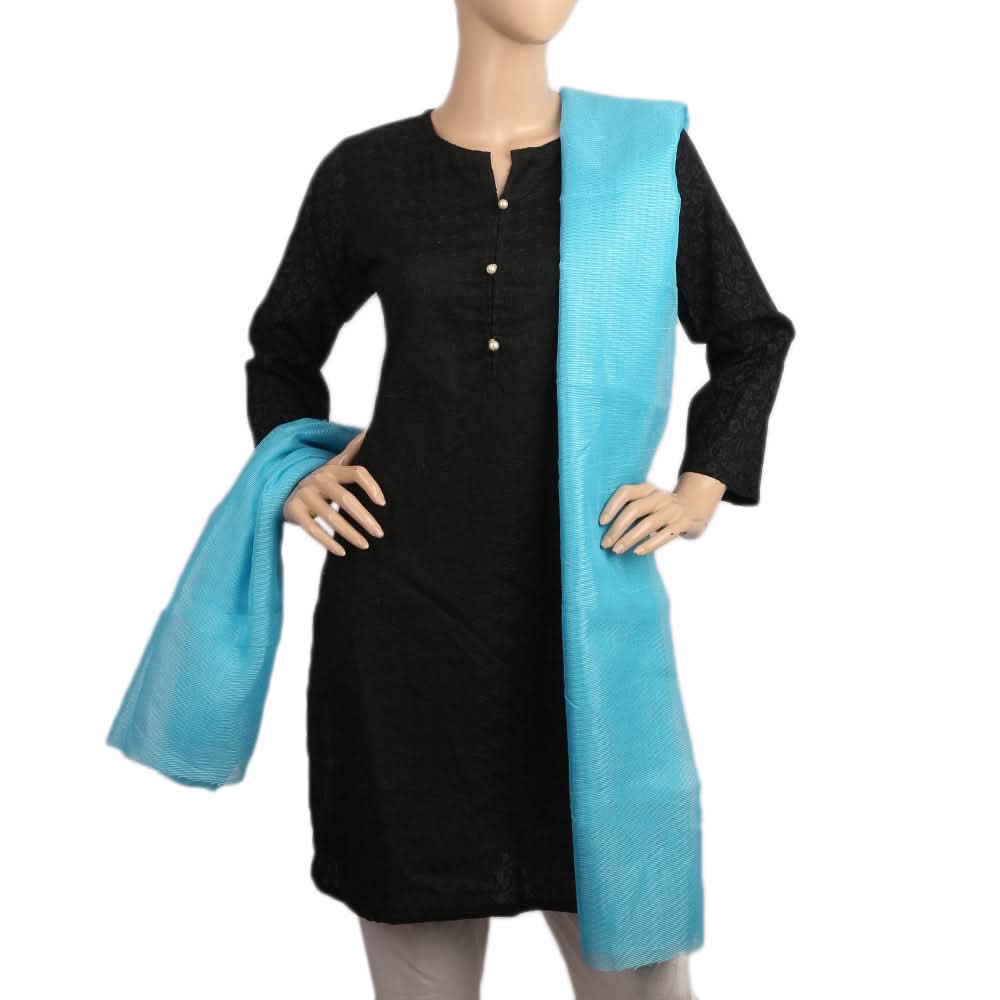 Women's Net Dupatta - Light Sky, Women Dupatta, Chase Value, Chase Value