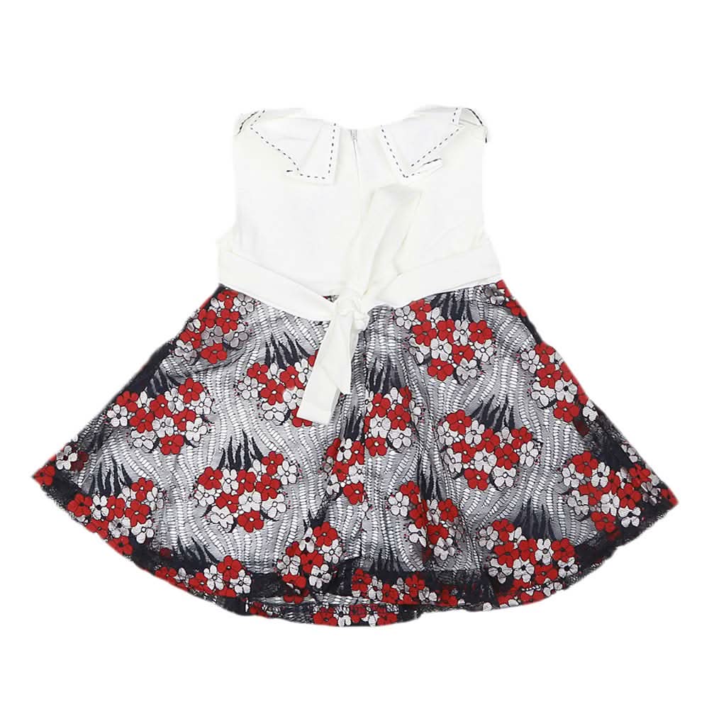 Newborn Girls Frock - Navy Blue, Kids, NB Girls Frocks, Chase Value, Chase Value