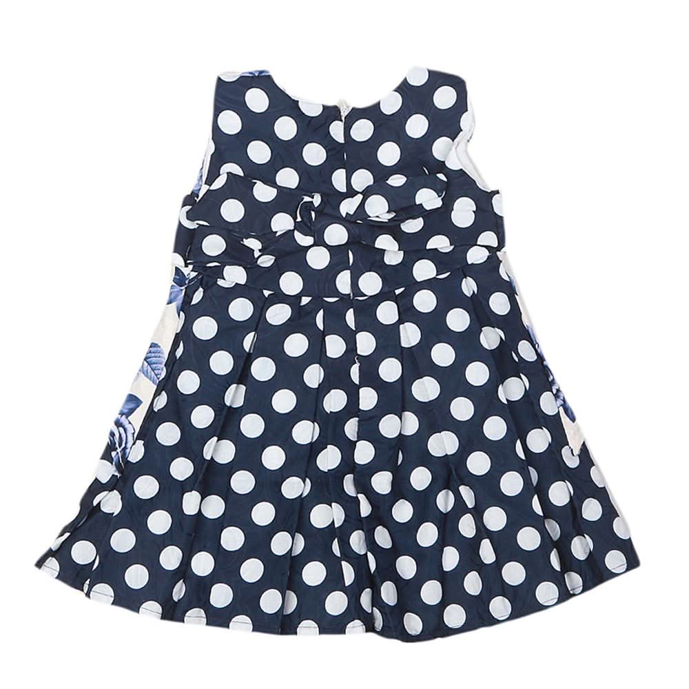 Newborn Girls Frock - Navy Blue, Kids, NB Girls Frocks, Chase Value, Chase Value