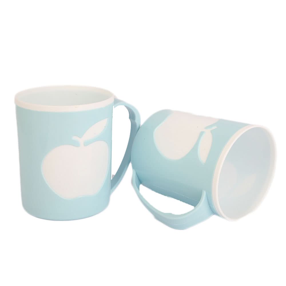 Fancy Mug 2 Pieces - Light Blue, Home & Lifestyle, Glassware & Drinkware, Chase Value, Chase Value