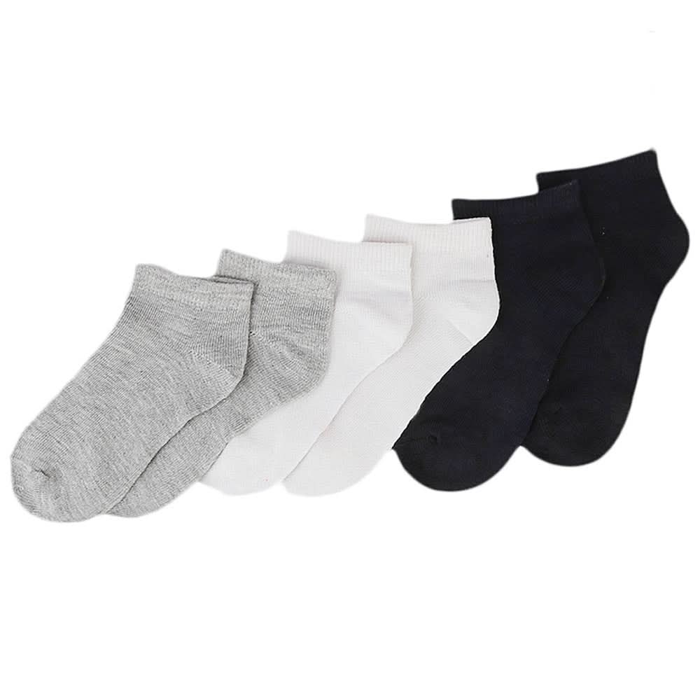 Kids 3 Pcs Frill Colors Socks - Multi, Kids, Boys Socks, Chase Value, Chase Value