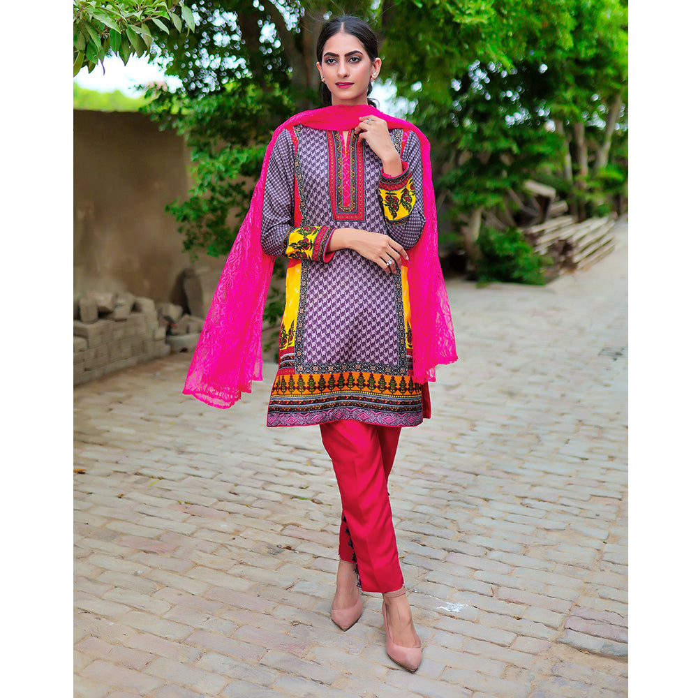 Malai Unstitched 3Pcs Suit - V-4-7, Women, 3Pcs Shalwar Suit, Chase Value, Chase Value