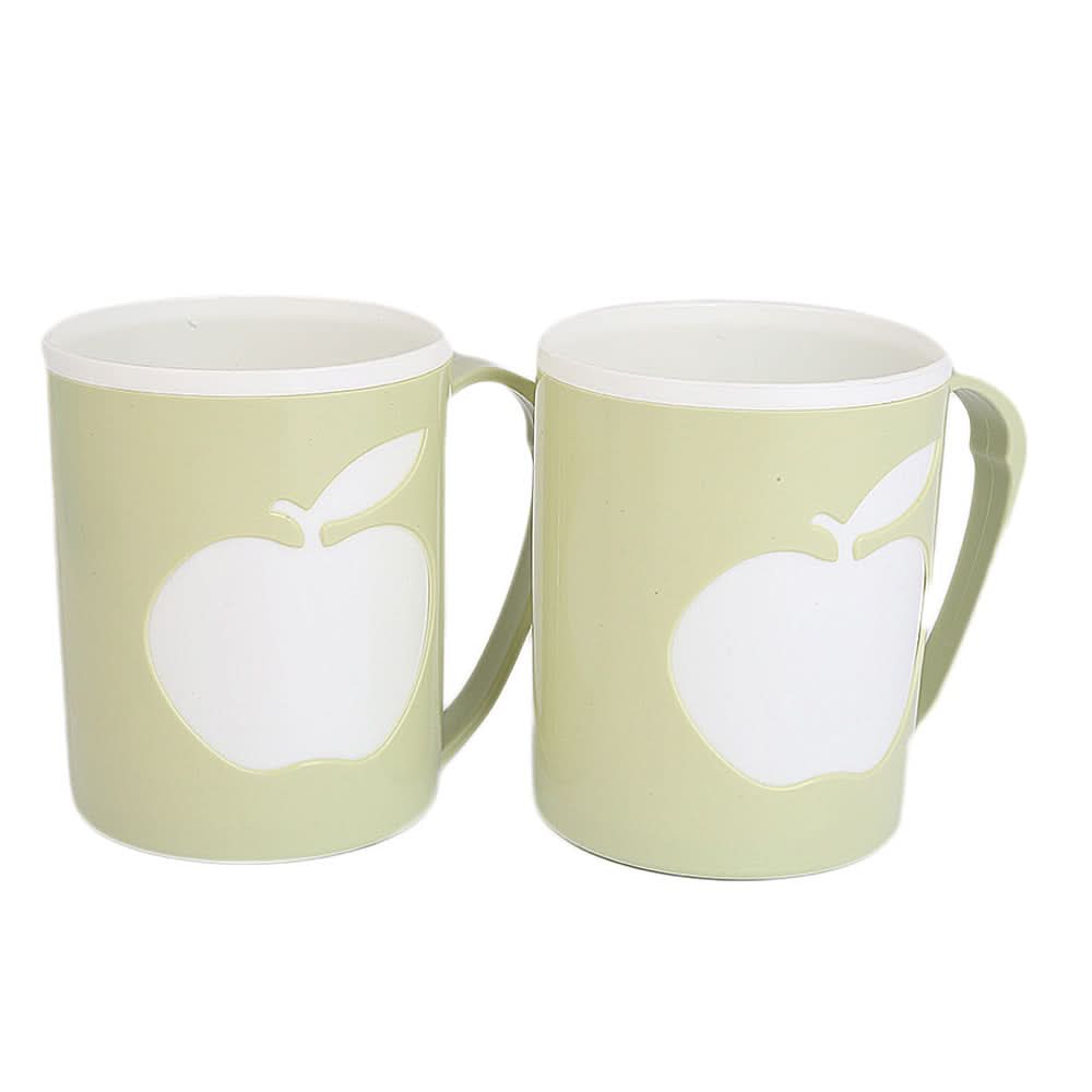 Fancy Mug 2 Pieces - Sea Green, Home & Lifestyle, Glassware & Drinkware, Chase Value, Chase Value