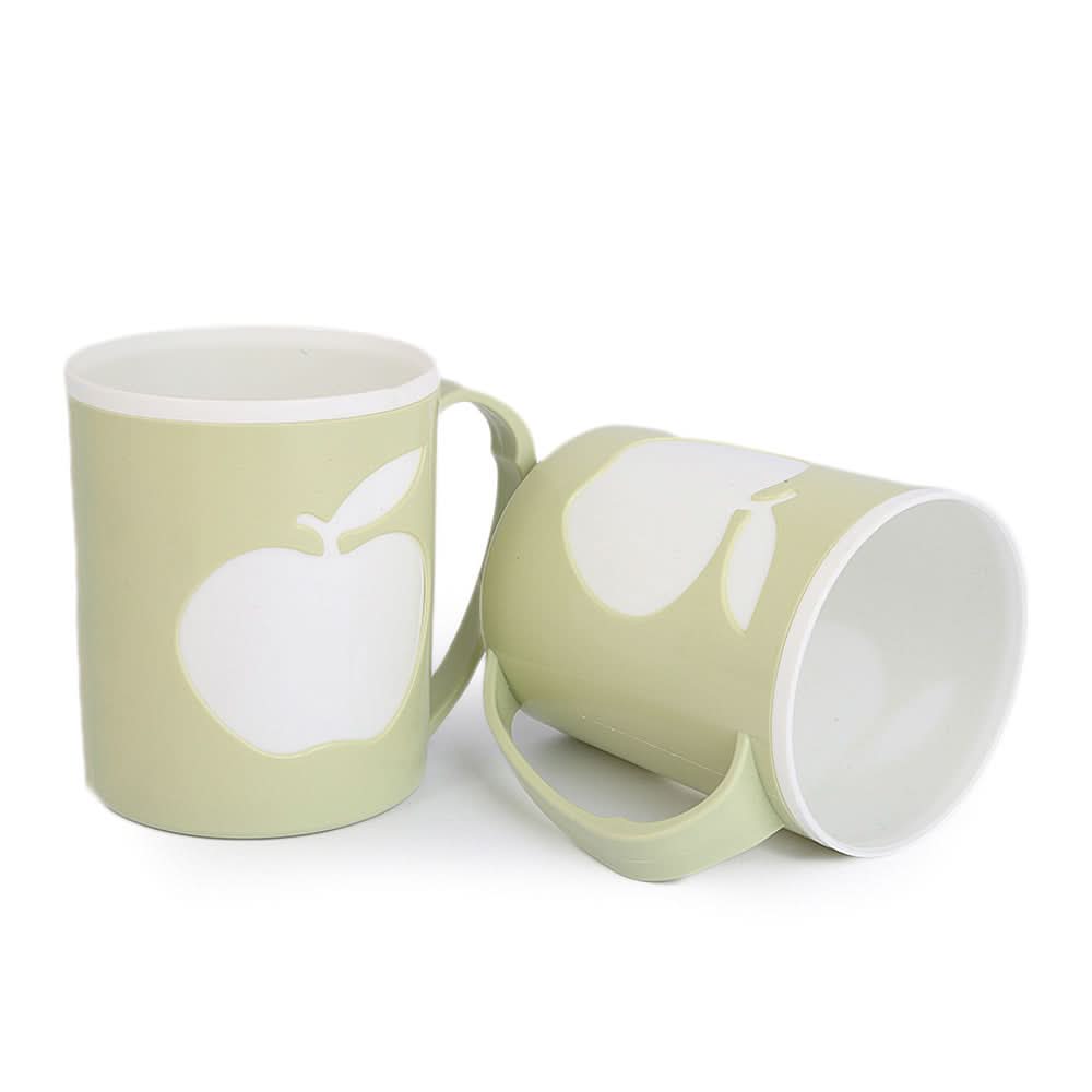 Fancy Mug 2 Pieces - Sea Green, Home & Lifestyle, Glassware & Drinkware, Chase Value, Chase Value