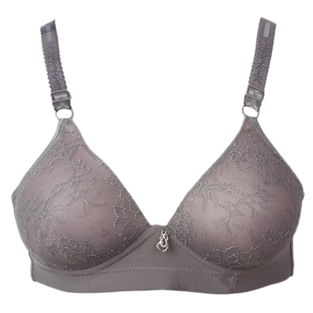 Women's Foam Bra - Grey, Women Bras, Chase Value, Chase Value