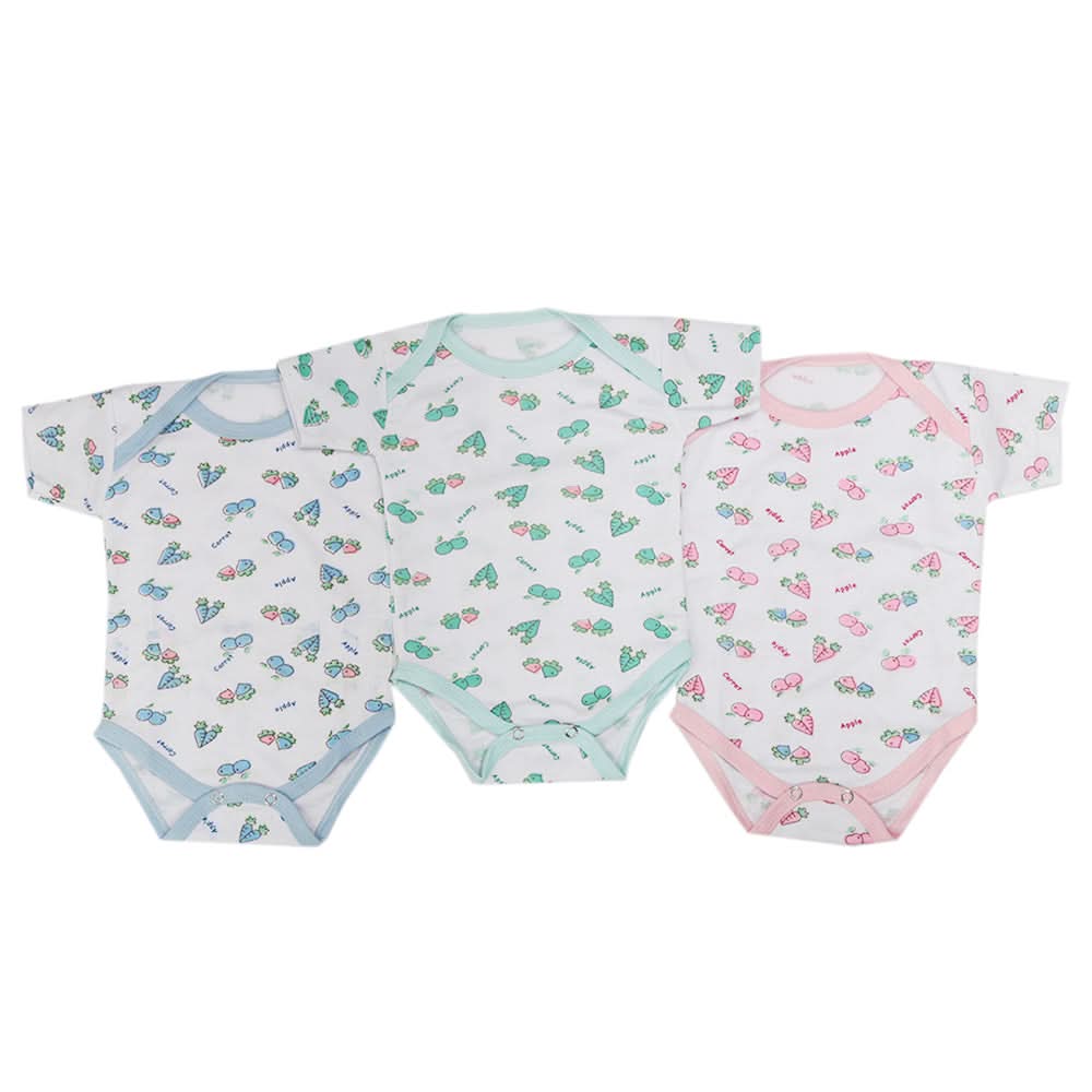 Newborn Romper 3Pcs Set - Multi, Kids, Newborn Boys Rompers, Chase Value, Chase Value