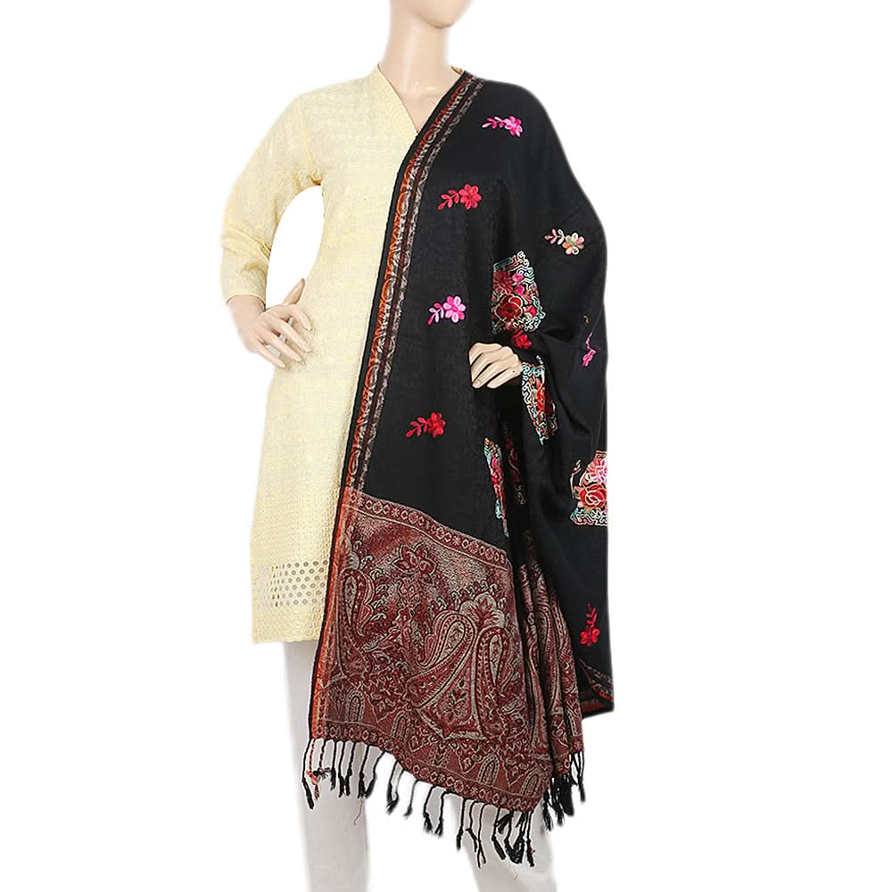 Women's Bata Embroidered Shawl - R, Women, Shawls And Scarves, Chase Value, Chase Value