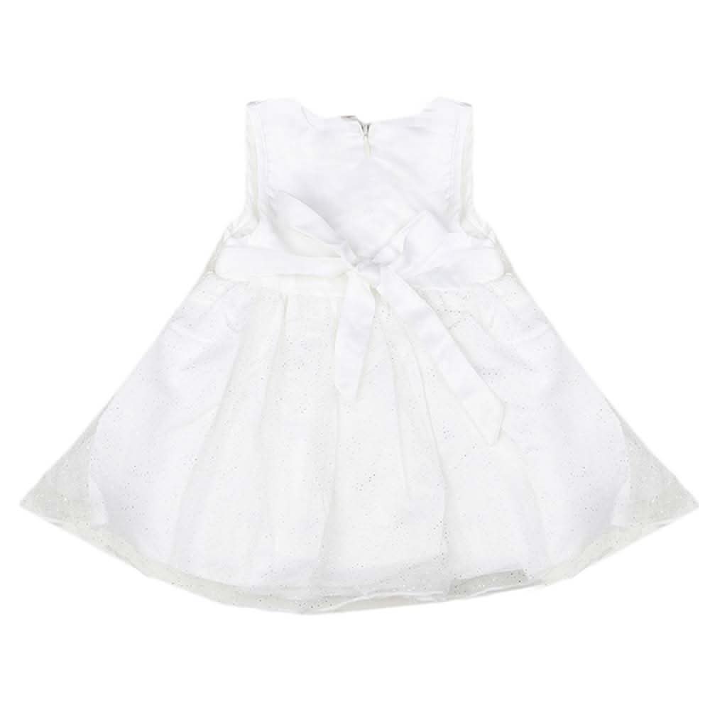 Newborn Girls Frock - White, Kids, NB Girls Frocks, Chase Value, Chase Value