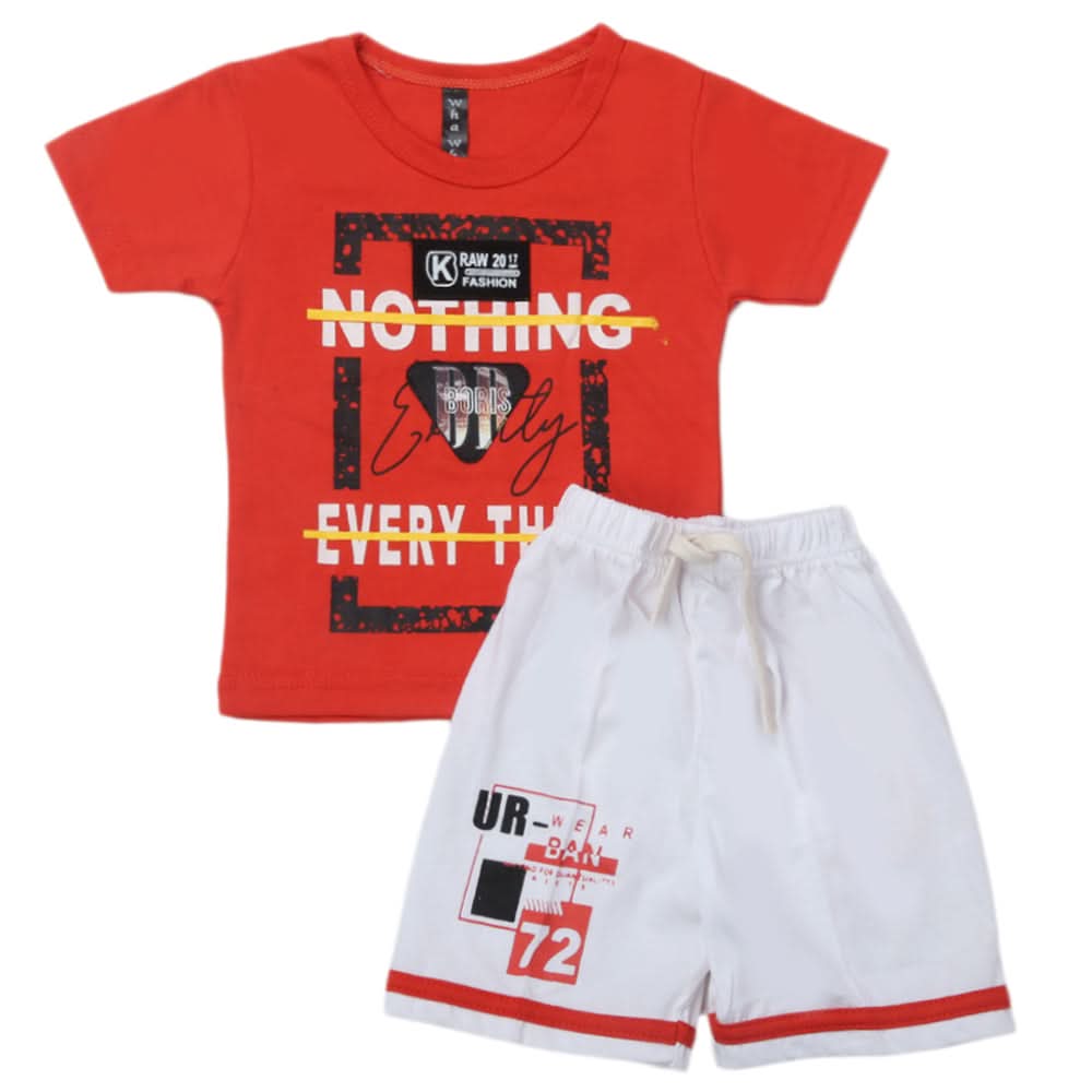Boys Half Sleeves Suit - Rose, Kids, Boys Sets And Suits, Chase Value, Chase Value