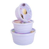 Multipurpose Box 3 Pcs - Light Purple, Home & Lifestyle, Storage Boxes, Chase Value, Chase Value