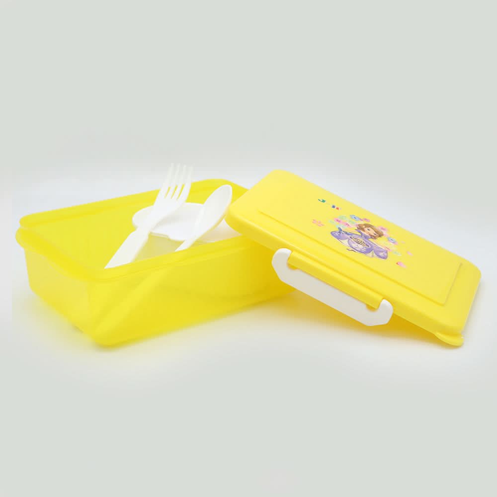 Recta Lunch Box Lock JZ-976 - Yellow, Kids, Tiffin Boxes And Bottles, Chase Value, Chase Value