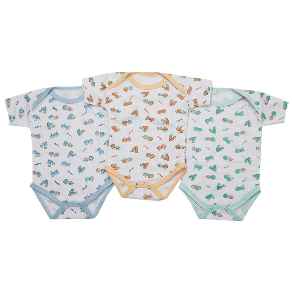 Newborn Romper 3Pcs Set - Multi, Kids, Newborn Boys Rompers, Chase Value, Chase Value